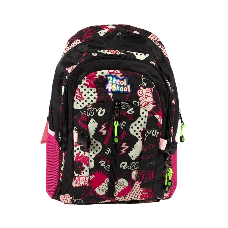 Pink Graffiti Backpack