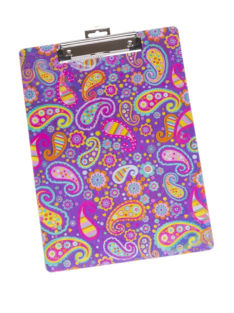 3D Clip Board - Paisley