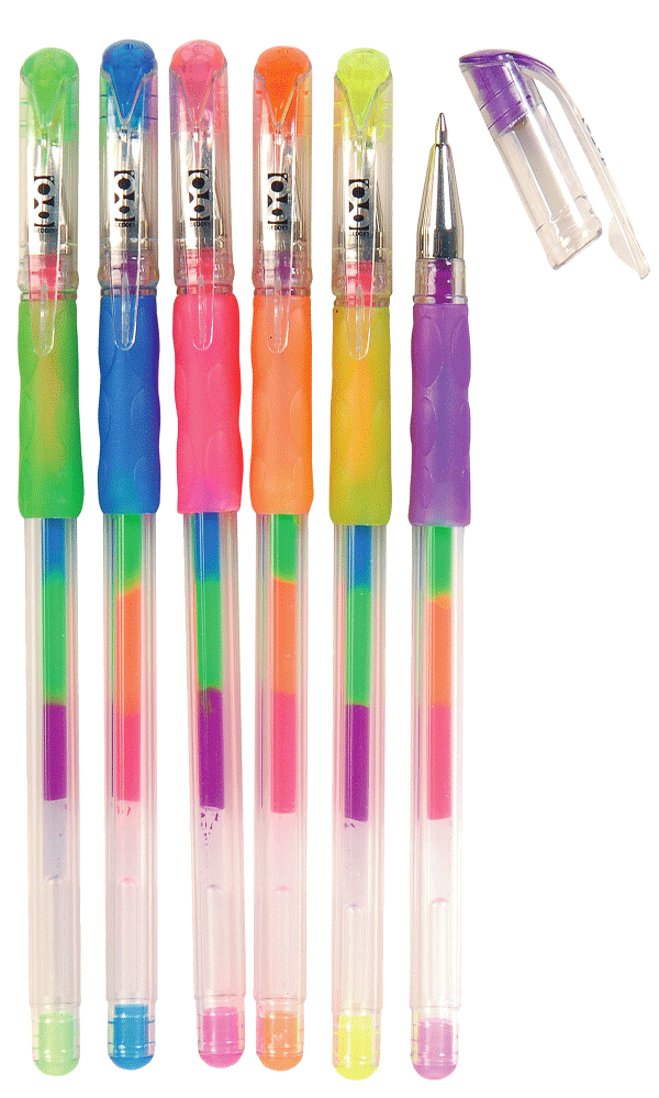 Rainbow Gel Pens