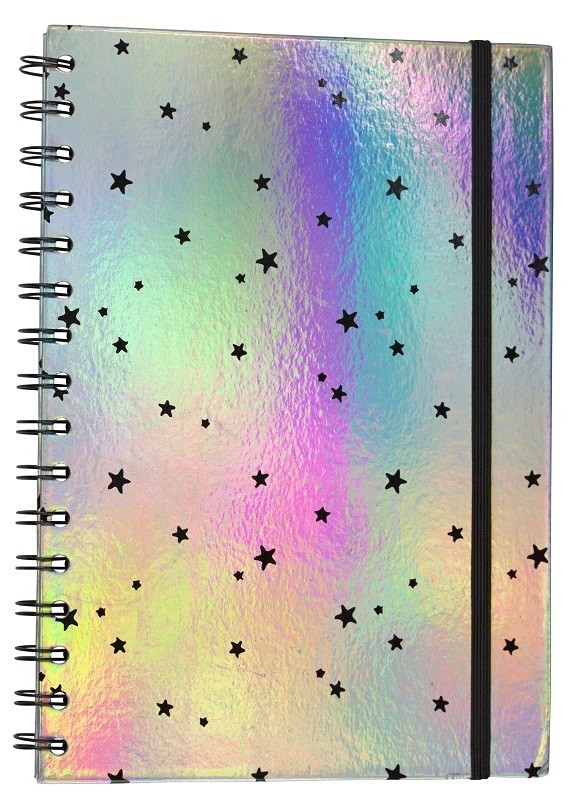 Hologram Spiral Notebook Diary