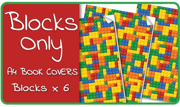 Blocks Only A4 Book Cover pack