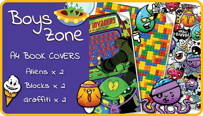Boyz Zone A4 Cover Pack