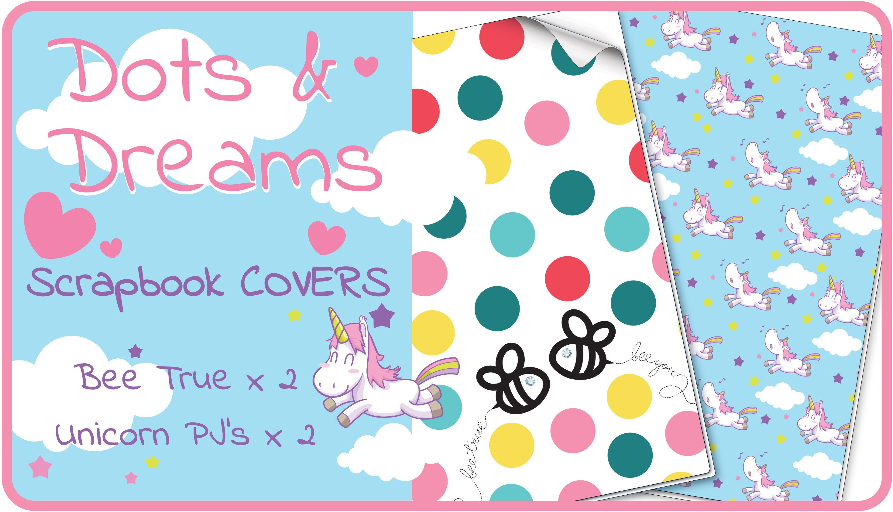 Dots & Dreams Scrapbook Cover Pack