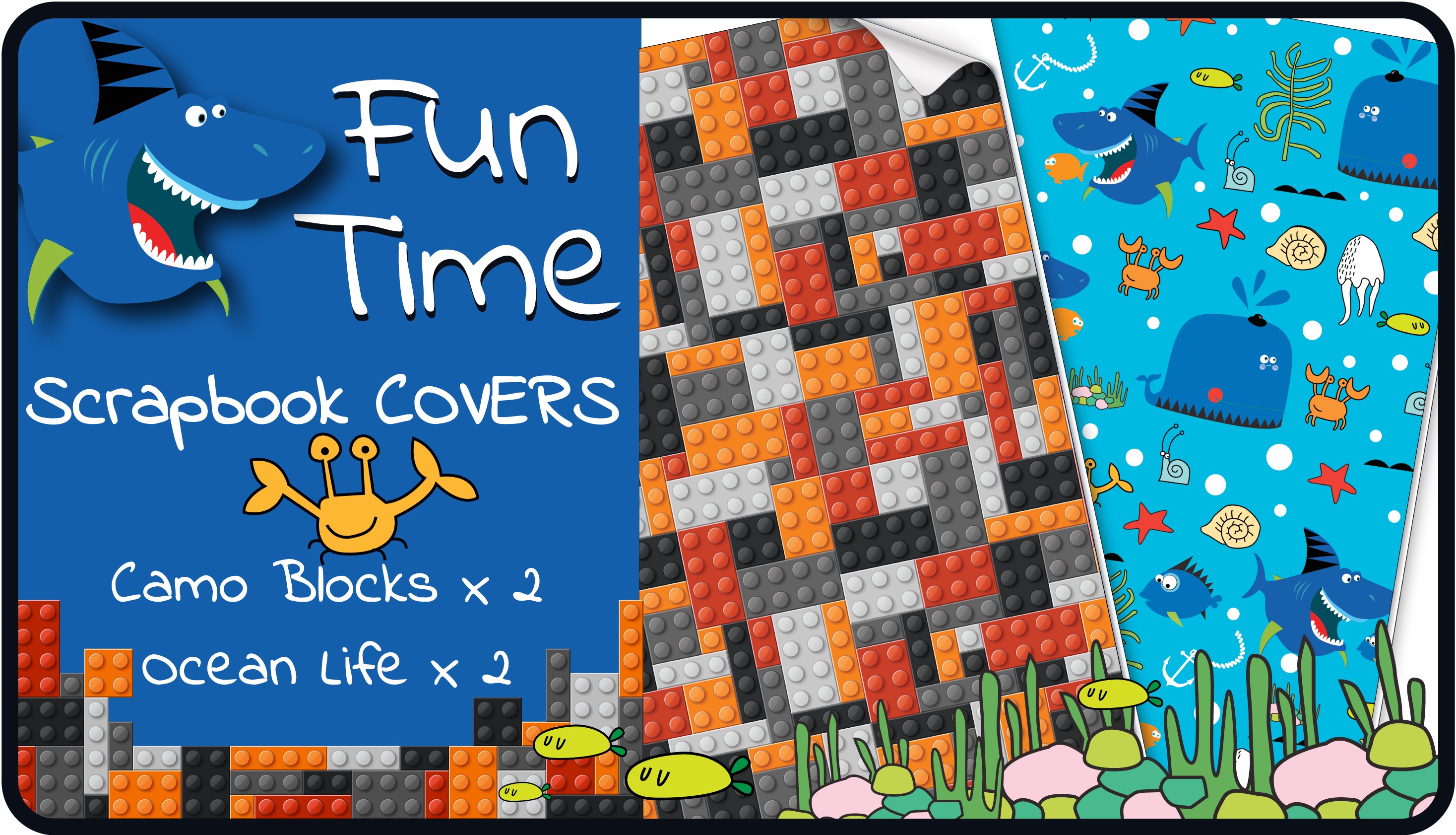Fun Time Scrapbook Cover Pack