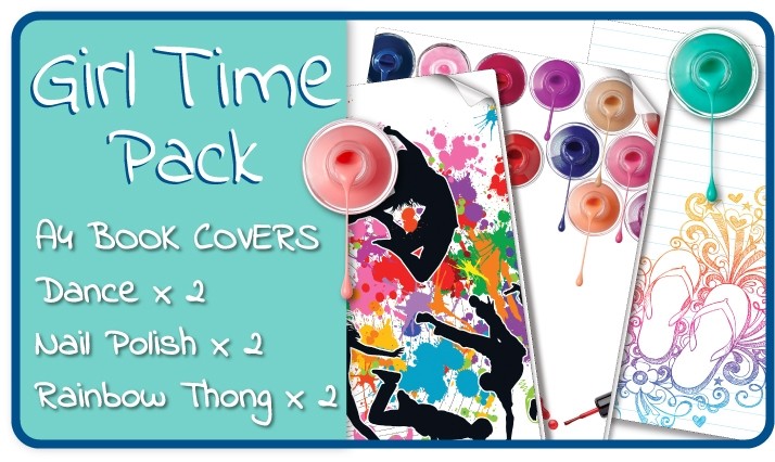 Girl Time A4 Book Cover Pack