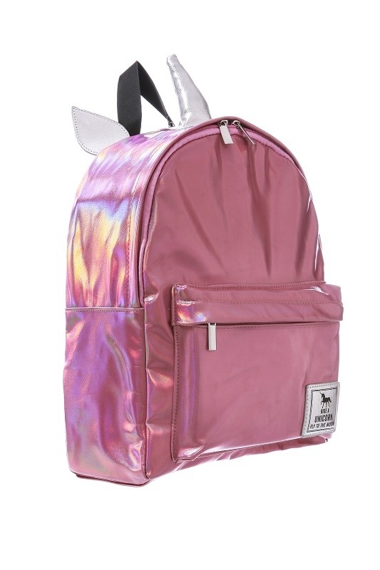 Pink Hologram Unicorn Backpack