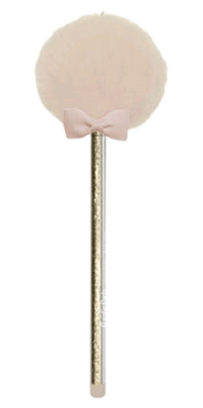 Lollipop Pen White & Gold - Pom Pom Pen