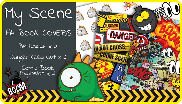 My Scene A4 School Book Cover Pack