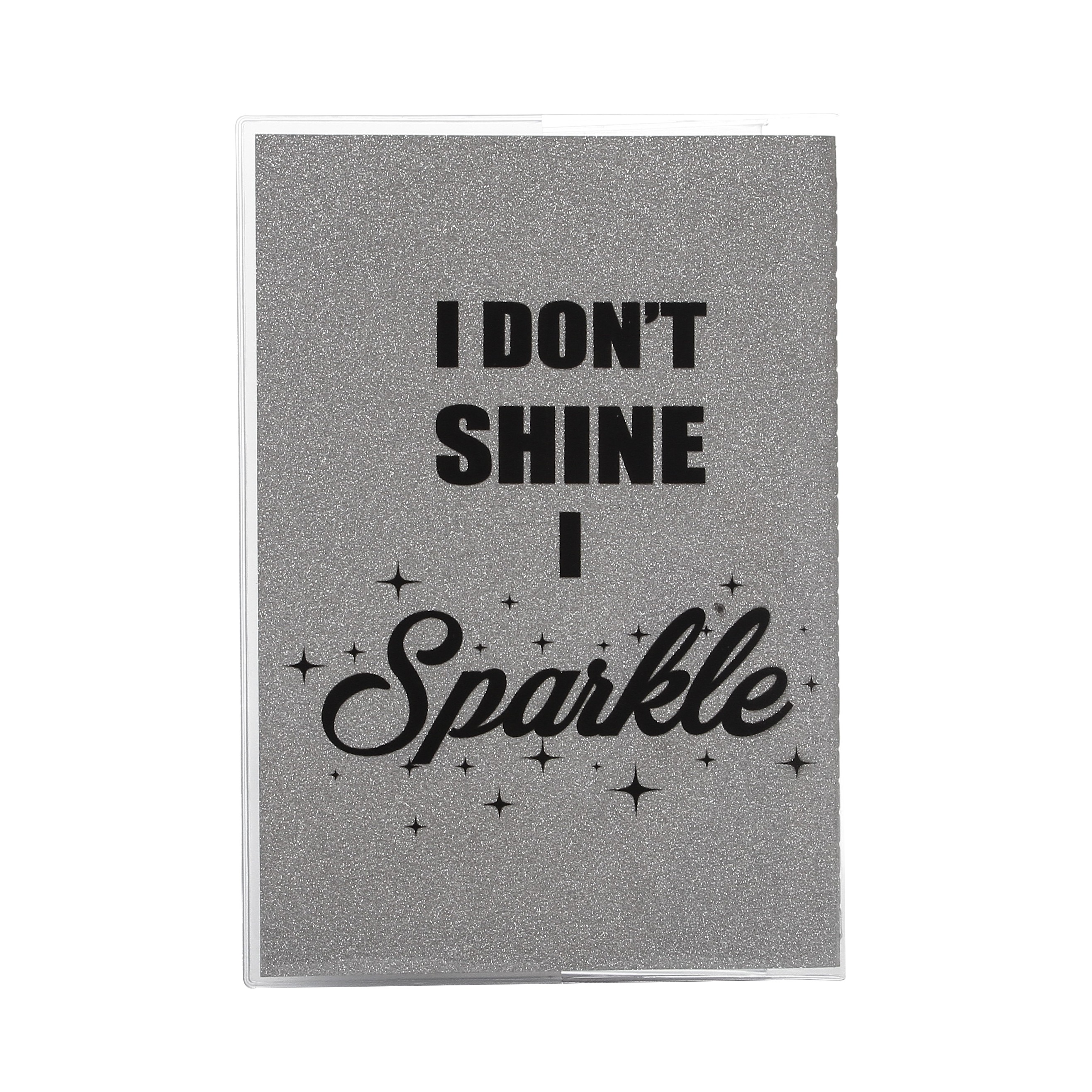 Silver Sparkle Notebook Journal