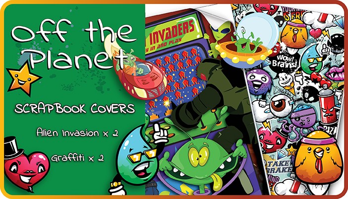 Off the Planet Scrapbook Cover Pack