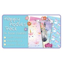 Happy Hooves A4 School Book Cover Pack