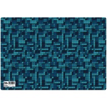 Blue Blocks A4 Book Cover