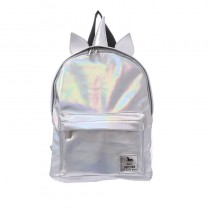 Silver Hologram Unicorn Backpack