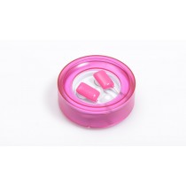 Hot Pink Chewing Gum Earphones / In Ear Headphones