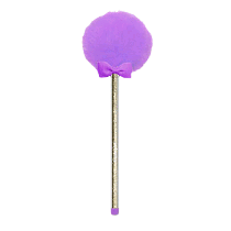 Lollipop Pen Purple & Gold - Pom Pom Pen