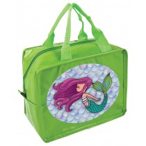 Mermaid Lunch Cube - Insulated Lunch Bag  - Green