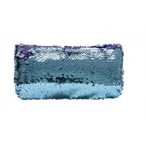 Blue Sequin Colour Changing Pencil Case