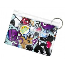 Graffiti Bag Tag, ID Holder, Student & Transport Card Holder