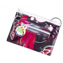 Lips & Vinyl Bag Tag, ID Holder, Student & Transport Card Holder