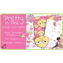 Pretty In Pink School Exercise Book Covers