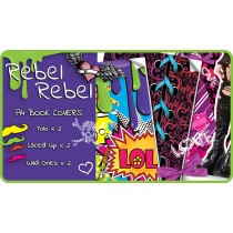 Rebel Rebel A4 School Book Cover Set