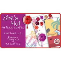 She's Hot A4 School Book Cover Pack