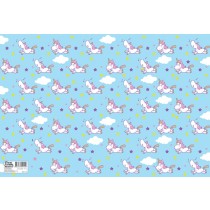 Unicorn PJ's A4 Book Cover