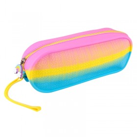 Large Jelly Pencil Case - Rainbow