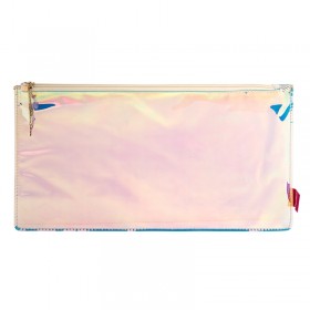 Pink Hologram Mirror Colour Change Pencil Case 