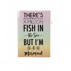 Mermaid A5 Notebook with Pouch