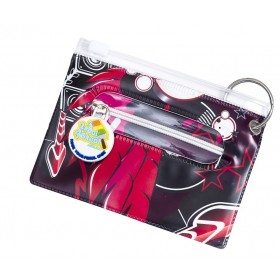 Lips & Vinyl Bag Tag, ID Holder, Student & Transport Card Holder