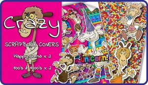 Crazy Scrapbook Cover Pack