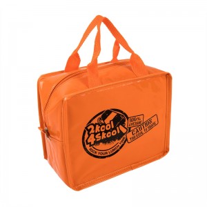 Orange Lunch Cube Lunch Bag