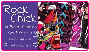 Rock Chick A4 School Book Cover Pack