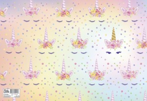 Sweet Unicorn A4 Book Cover