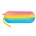 Large Jelly Pencil Case - Rainbow