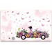 Flower Car Exercise Book Cover