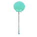 Lollipop Pen Aqua Blue & Silver - Pom Pom Pen