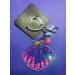 Mermaid Shell Glitter Key Ring