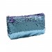 Blue Sequin Colour Changing Pencil Case - side