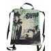 Retro Surf Drawstring Bag Library Bag