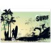 Retro Surf A4 School Book Cover