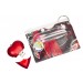 Lips & Vinyl Bag Tag, ID Holder, Student & Transport Card Holder with matching usb